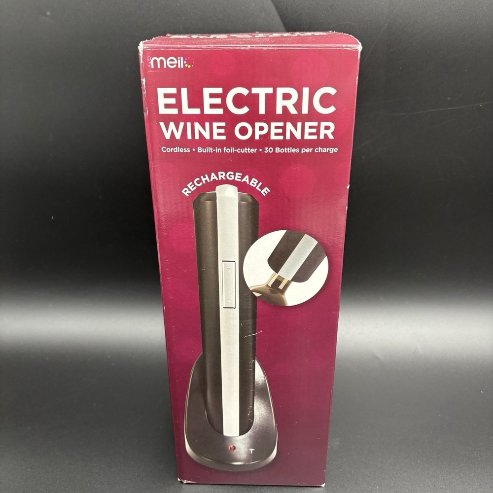 Meilo Electric Wine Opener Rechargeable NEW